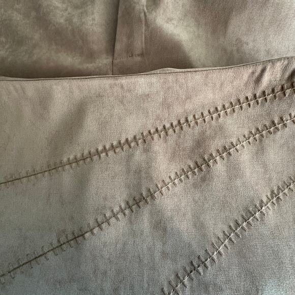 Norton McNaughton Faux Suede Maxi Skirt 14 Petite Tan Brown Western Festival EUC - Picture 6 of 8